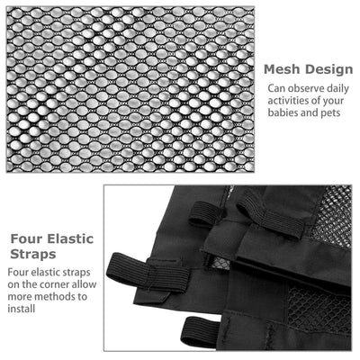 Pets Dog Cat Baby Safety Gate Mesh Fence Magic Portable Guard Net Stairs Doors null