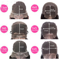 Red Deep Wave Human Hair Wig Real Headgear null