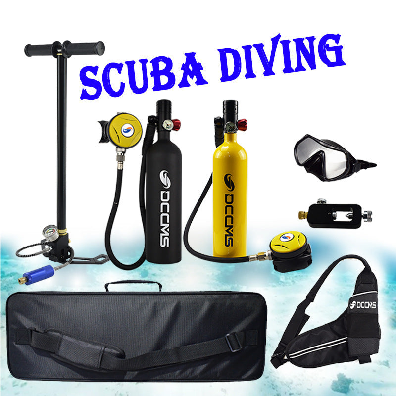 DCCMS Diving Oxygen Tank Oxygen Cylinder Water Portable Diving Respirator Scuba Diving Spare Life-saving Cylinder null