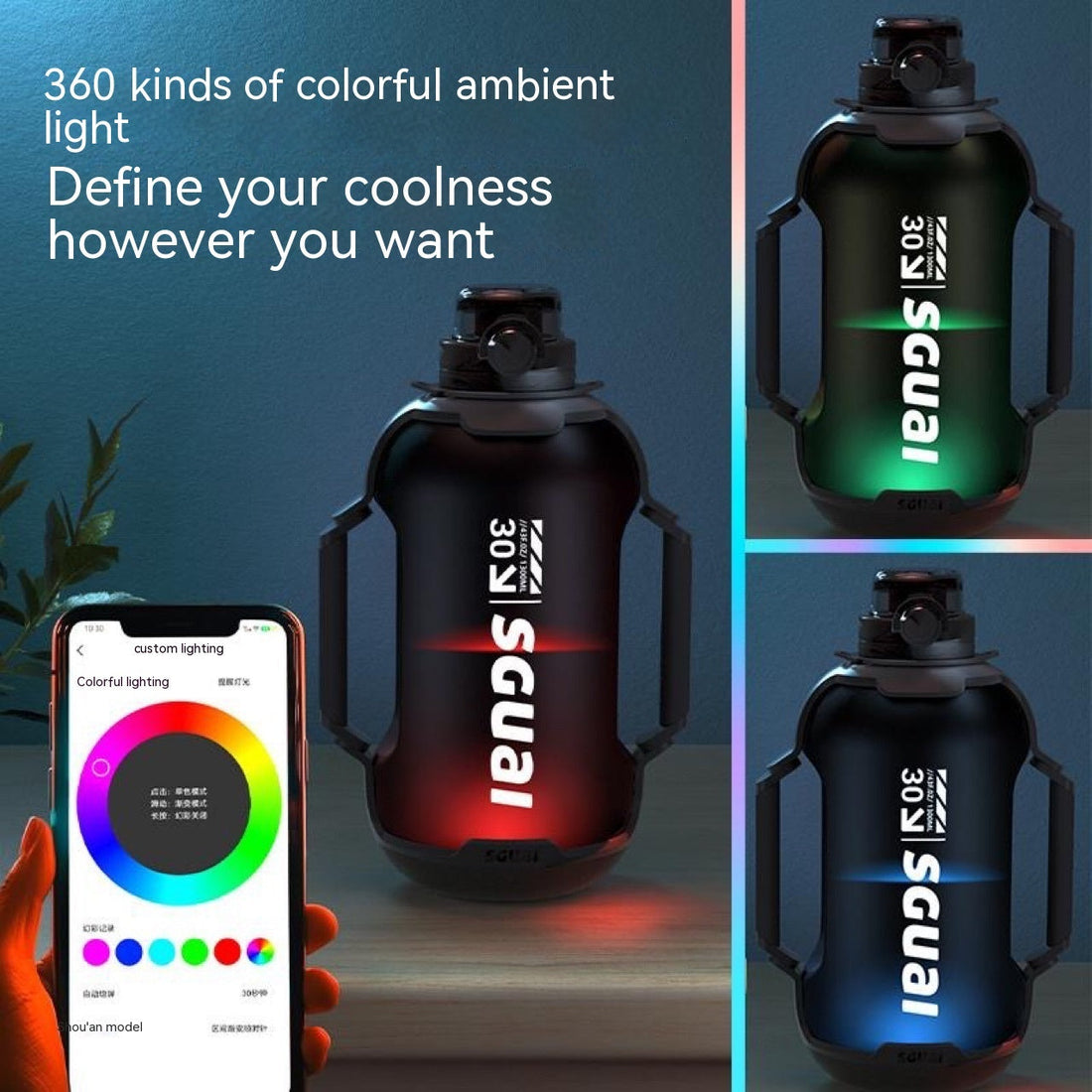 Smart Sports Bottle T30 Portable Sports Fitness Kettle Water Cup null