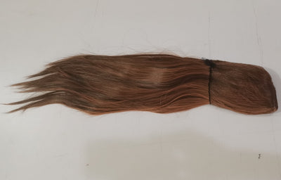 Black long straight hair wig cover null