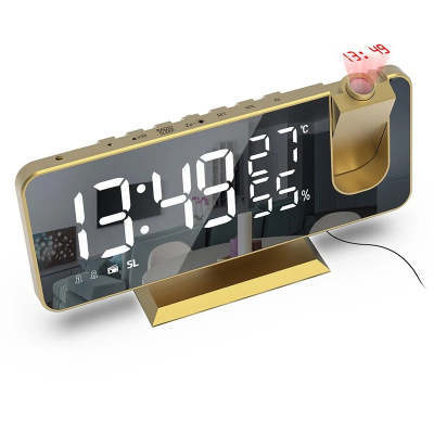 Fm Radio, Led Digital Smart Alarm Clock, Electronic Watch, Table Clock, Usb Alarm Clock With Projection Time, Snooze null