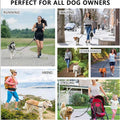 Hands Free Dog Leash Pet Walking And Training Belt With Shock Absorbing Bungee Leash For Up To 180lbs Large Dogs Phone Pocket And Water Bottle Holder null