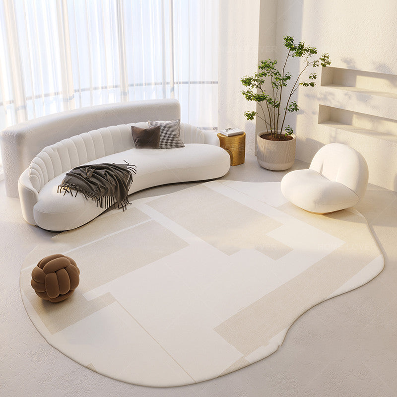Household Irregular Shaped Simple Sofa Coffee Table Floor Mats null
