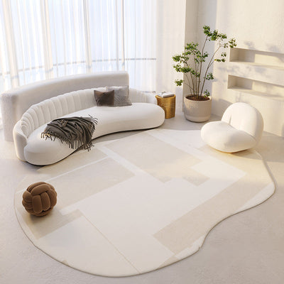 Household Irregular Shaped Simple Sofa Coffee Table Floor Mats null