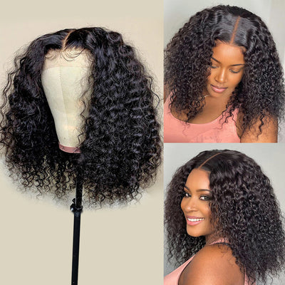 Loose Deep Wave Short Bob Wig Jerry Curly Human Hair Wigs null