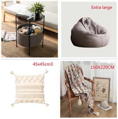 Small Apartment Round Table Living Room Bedroom Corner Bedside Table null