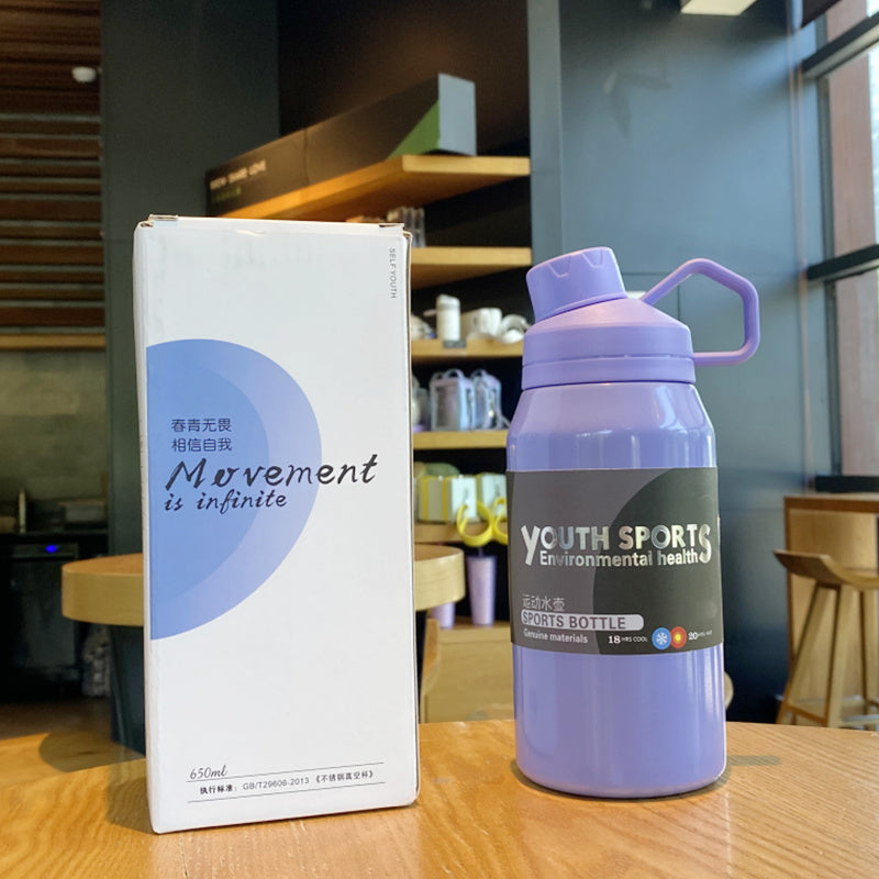 304 Stainless Steel Portable Large Capacity 1000ml Thermal Water Cup null