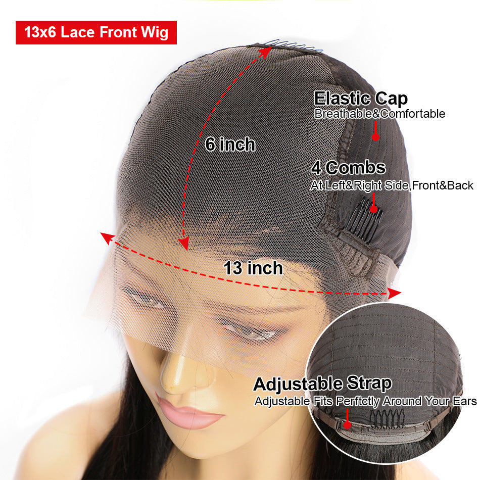 Real Human Hair Wig Lace Hair Set 9a Hair Quality Straight Hair null