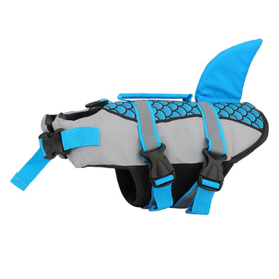 Swim Pet Dog Life Jacket Vest Clothes Life Vest Collar Harness Pets Swimming Summer Swimwear Scales Shark Pet Products null