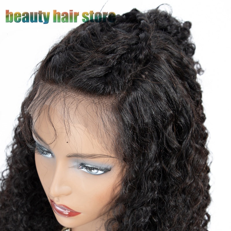 Brazilian Kinky Curly Lace Front Human Hair Wigs null