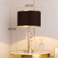 Light Luxury Crystal Table Lamp Postmodern Simple And Warm null