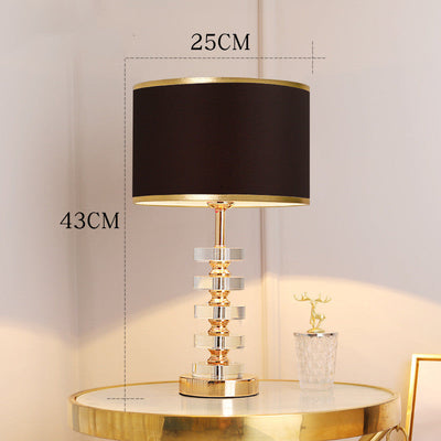 Light Luxury Crystal Table Lamp Postmodern Simple And Warm null