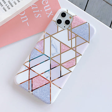 Geometric mosaic phone case null