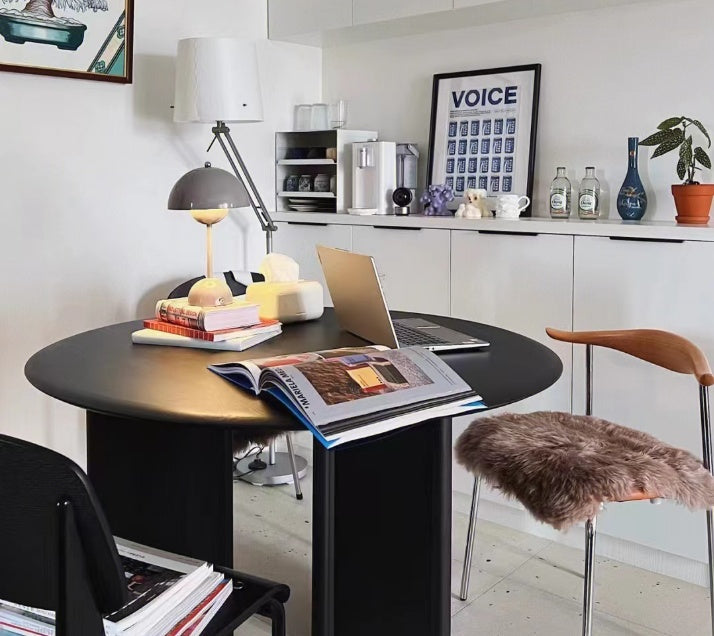 Round Table And Chair Combination Of Small Household null