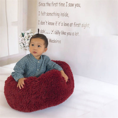 Round Long Hairy Autumn And Winter Nest Pad Cat Mattress null