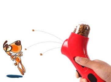 Pet Food Catapult Feeder Funny Dog Toy null