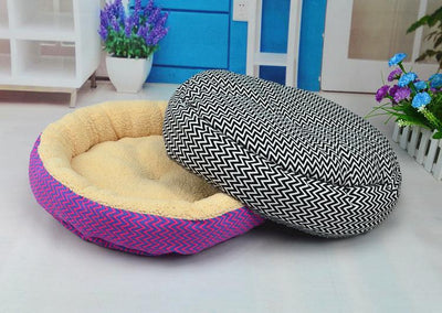 Comfortable Pet Corrugated Seat Cushion Canvas Cat Kennel null