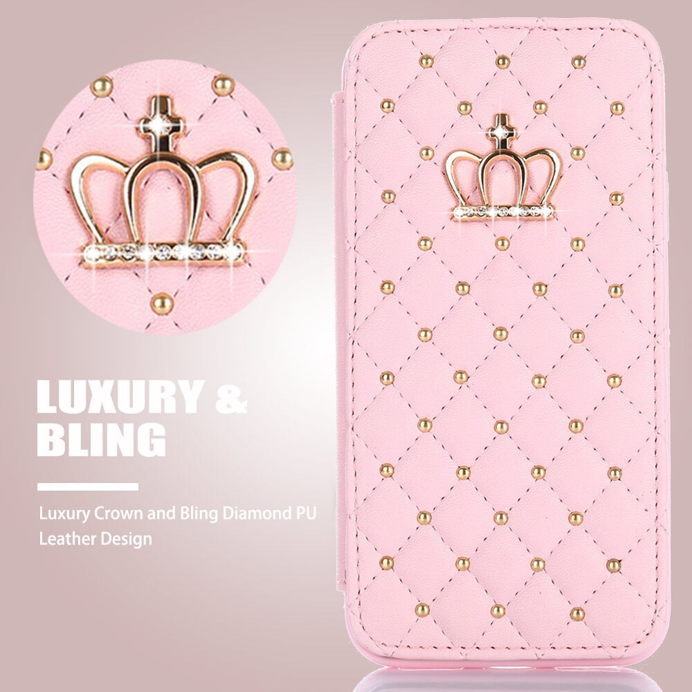 Crown Card Leather Case for Samsung Phone Case null