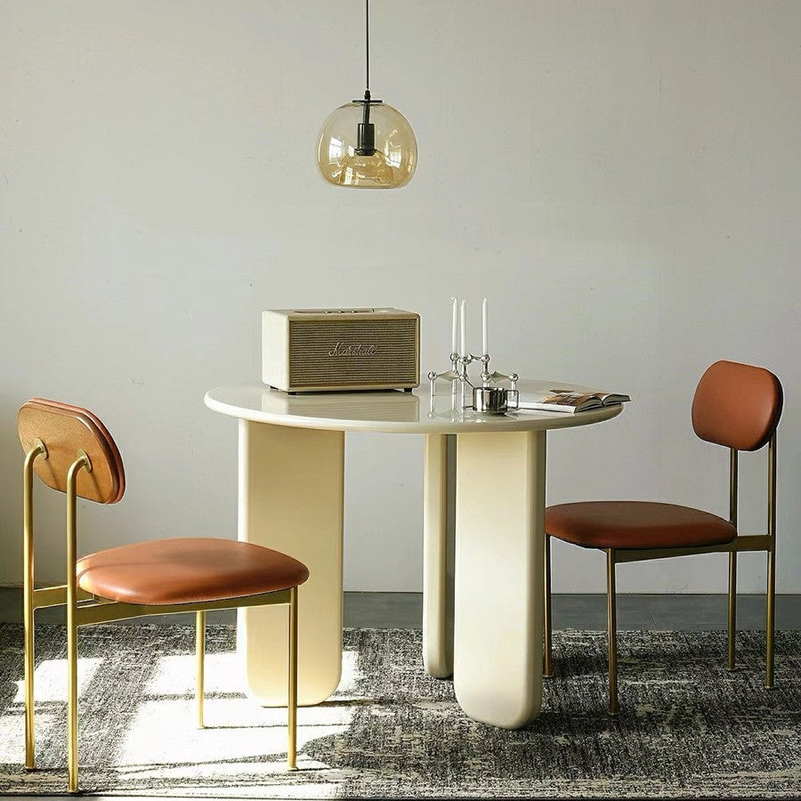 Round Table And Chair Combination Of Small Household null