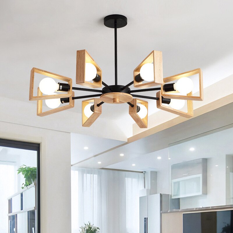 Solid wood bedroom Chandelier - Morderncharm store
