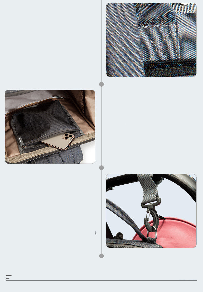 Portable Folding Crib Mummy Bag null