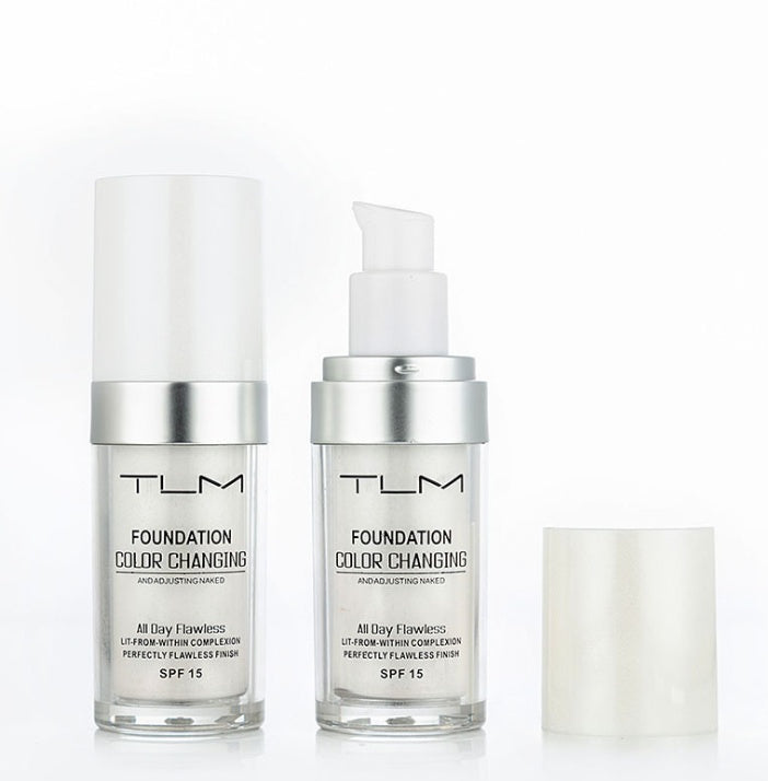 Temperature Liquid Foundation Concealer Portable Natural Color  Makeup Foundation BB Concealer null