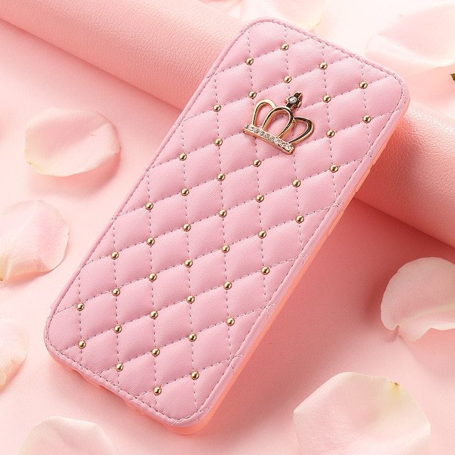 Crown Card Leather Case for Samsung Phone Case null