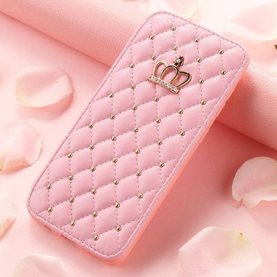 Crown Card Leather Case for Samsung Phone Case null