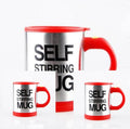 Automatic Lazy Self Stirring Magnetic Mug Creative 304 Stainless Steel Coffee Milk Mixing Cup Blender Smart Mixer Thermal Cup null