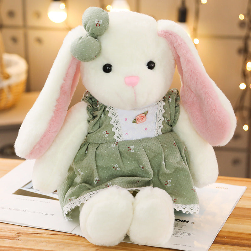 Soft plush bunny doll ragdoll toy with floppy ears and gentle features, perfect for children and plush toy collectors.