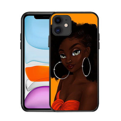 Black girl phone case null
