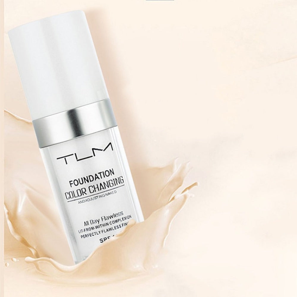 Temperature Liquid Foundation Concealer Portable Natural Color  Makeup Foundation BB Concealer null