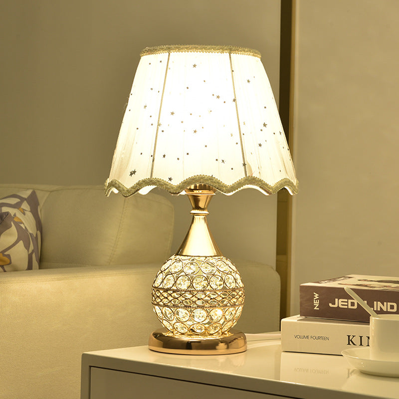 Crystal Desk Lamp Bedroom Bedside Lamp - Morderncharm store