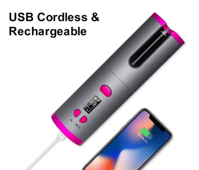 Curling Iron USB Wireless Multifunctional Charging Curler null