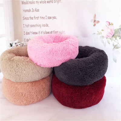 Round Long Hairy Autumn And Winter Nest Pad Cat Mattress null