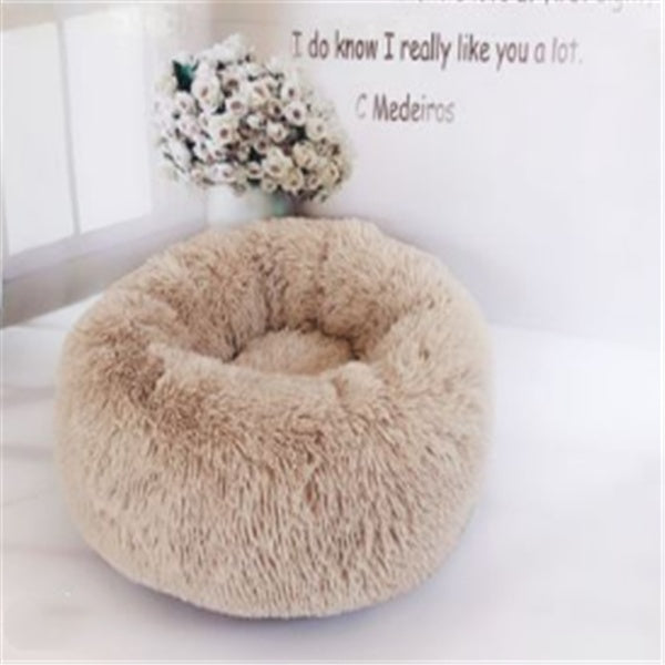 Round Long Hairy Autumn And Winter Nest Pad Cat Mattress null