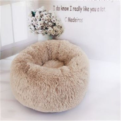 Round Long Hairy Autumn And Winter Nest Pad Cat Mattress null