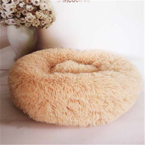 Round Long Hairy Autumn And Winter Nest Pad Cat Mattress null