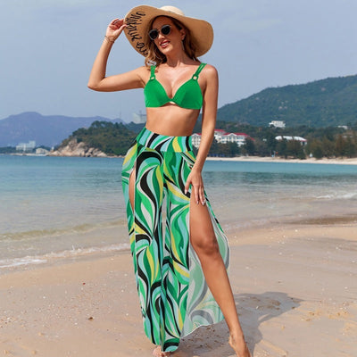 Swimsuit Women's Bikini Pants Three-piece Suit null