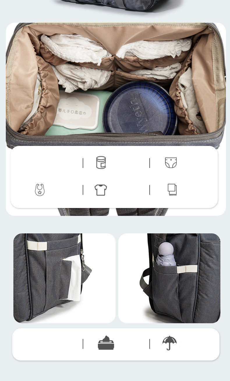 Portable Folding Crib Mummy Bag null