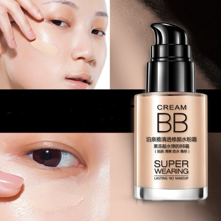 Clear and sleek hydrating cream nude makeup BB cream makeup concealer moisturizing BB cream null