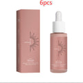 Tanning Face Serum Face Body Tanning Bed Outdoor Fine Line Repair Skin Serum Dark Bronzer Self Tanning Serum Drops null