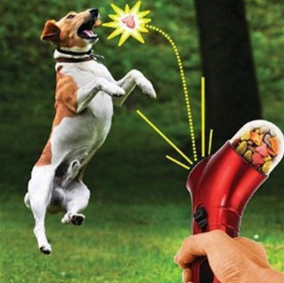 Pet Food Catapult Feeder Funny Dog Toy null