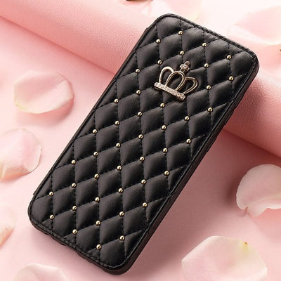 Crown Card Leather Case for Samsung Phone Case null