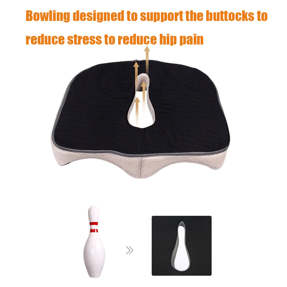 Coccyx Orthopedic Comfortable Memory Foam Chair Car Seat Cushion for Lower Back Tailbone Medical Hemorrhoids Cushion Almofadas null