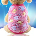 Flannel warm pet clothes null