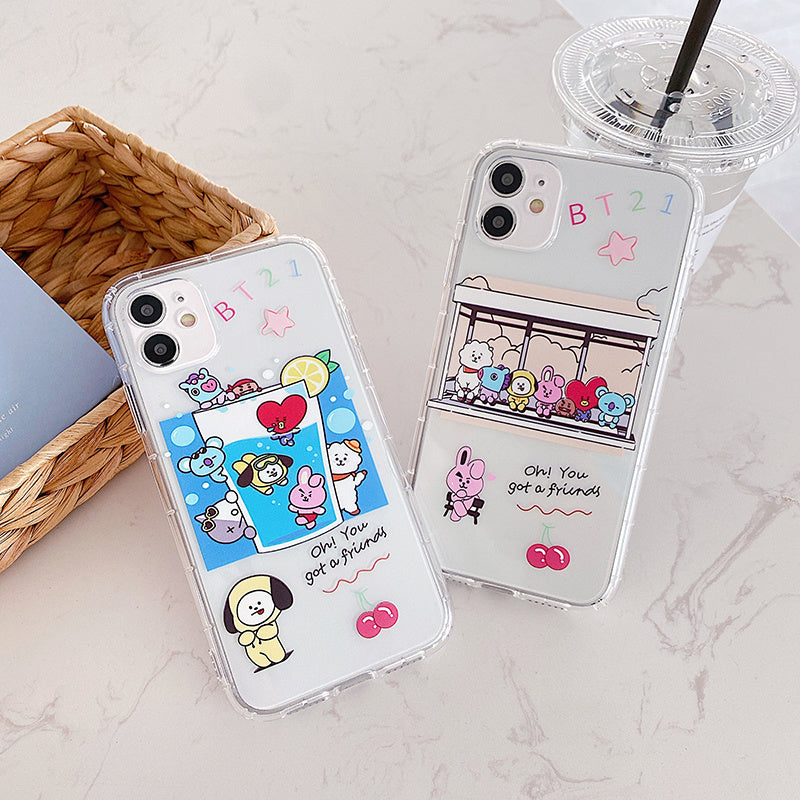 Transparent silicone phone case null