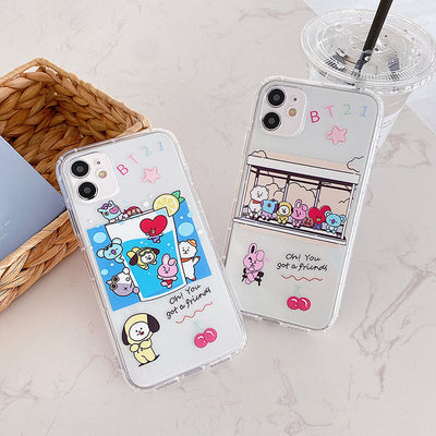 Transparent silicone phone case null