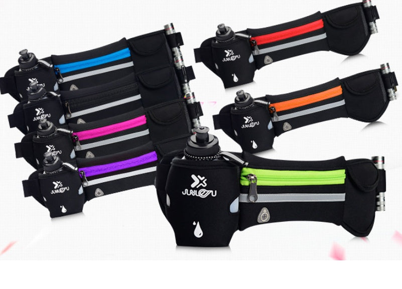 New men's outdoor sports bottle pockets Women's multi-function running mobile phone pockets null